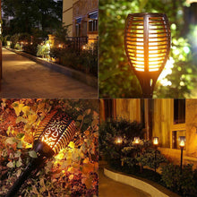 Lade das Bild in den Galerie-Viewer, LED Solar Flame Lights Outdoor IP65 Waterproof Led Solar Garden Light Flickering Flame Torches Lamp for Courtyard Garden Balcony Itdinos