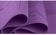 Lade das Bild in den Galerie-Viewer, Non-Slip Yoga Mat With Position Line Itdinos