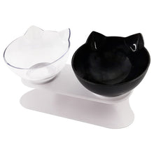 Load image into Gallery viewer, Pet Double Cat Bowl With Raised Stand Itdinos
