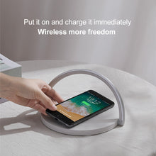 Lade das Bild in den Galerie-Viewer, 10W Qi Fast Wireless Charger Table Lamp For iPhone X XR XS Itdinos