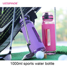 Load image into Gallery viewer, UZSPACE Sports Water Bottles Gym Leak-proof Drop-proof Portable Shaker Outdoor Travel Kettle Plastic Drink Water Bottle BPA Free Itdinos
