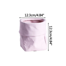 Lade das Bild in den Galerie-Viewer, Home Garden Nordic Ins Ceramic Kraft Paper Bag Flower Pot Green Plant Potted Creative Home Green Succulent Cactus Flower Pot Itdinos