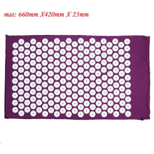 Load image into Gallery viewer, Massager Cushion Massage Yoga Mat Acupressure Relieve Stress Back Body Pain Spike Mat Acupuncture Massage Yoga Mat with Pillow Itdinos