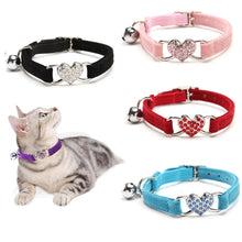 Lade das Bild in den Galerie-Viewer, Cat Collar With Bell Collar For Cats Kitten Puppy Leash Collars For Cats Dog Chihuahua Pet Cat Collars Leashes Lead Pet Supplies Itdinos