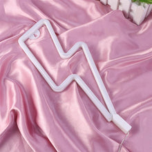 Lade das Bild in den Galerie-Viewer, New LED Neon Sign Lightning Shaped USB Battery Operated Night Light Decorative Table Lamp For Home Party Living Room decoration Itdinos