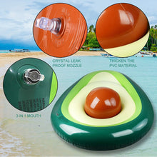 Load image into Gallery viewer, Avocado Inflatable Float Pool circle Swimming Ring Pool Party Adult Swim Circle Inflatable Pool Float Bed ball Toy Beach piscina Itdinos