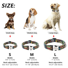 Load image into Gallery viewer, Dog Collar Nylon Pet Dog Tag Collar Adjustable Engraved Puppy Cat Nameplate ID Collars For Small Large Dogs Itdinos
