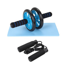 Load image into Gallery viewer, Muscle Exercise Equipment Abdominal Press Wheel Roller Home Fitness Equipment Gym Roller Trainer with Push UP Bar Jump Rope Itdinos
