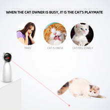 Load image into Gallery viewer, Cat Interactive Toy LED Laser Funny Toy Auto Rotating Cat Exercise Training Entertaining Toy Multi-Angle Adjustable USB Charge Itdinos