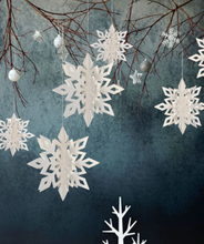 Load image into Gallery viewer, 3D Snowflake Ornaments - Snowflake Party Decorations Itdinos