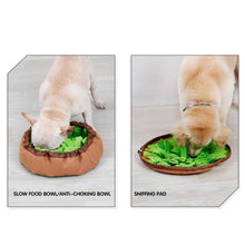 Load image into Gallery viewer, Doglemi Dog Snuffle Mat Puppy Cat Pet Sniffing Pad Slow Feeding Bowel And Mat Puppy Activity Training Blanket Stress Relea Itdinos
