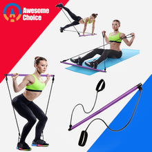 Load image into Gallery viewer, Yoga Resistance Bands Pilates Stick Bodybuilding Crossfit Gym Rubber Tube Elastic Bands Fitness Equipment Training Exercise Itdinos