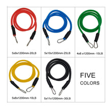 Load image into Gallery viewer, YOUGLE 11pcs/set Pull Rope Fitness Exercises Resistance Bands Latex Tubes Pedal Excerciser Body Training Workout Yoga Itdinos