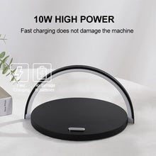 Lade das Bild in den Galerie-Viewer, 10W Qi Fast Wireless Charger Table Lamp For iPhone X XR XS Itdinos