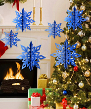 Load image into Gallery viewer, 3D Snowflake Ornaments - Snowflake Party Decorations Itdinos