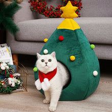Load image into Gallery viewer, Christmas Cat House Itdinos
