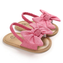 Load image into Gallery viewer, 2020 Baby Girls Bow Knot Sandals Cute Summer Soft Sole Flat Princess Shoes Infant Non-Slip First Walkers Itdinos