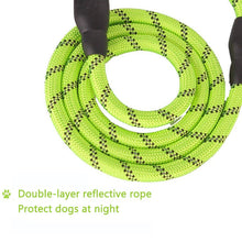 Load image into Gallery viewer, Large Dog Reflective Rope Durable Large Dog Leash Walking Big Dog Collar Strengthen Traction Harness Round Nylon Medium Dog Lead Itdinos