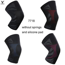 Load image into Gallery viewer, Veidoorn 1PCS Compression Knee Support Sleeve Protector Elastic Kneepad Brace Springs gym Sports basketball Volleyball Running Itdinos