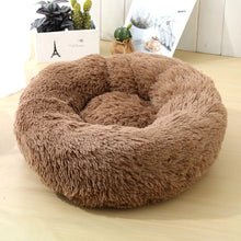 Load image into Gallery viewer, Donut Dog Bed Warm Soft Long Plush Pet Cushion Itdinos