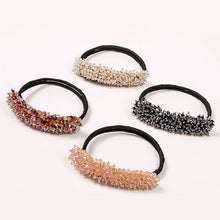 Load image into Gallery viewer, M MISM Women Flower Donut Bun Maker Big Pearls Ribbon DIY Hair Style Making Tools Korean Fashion Style Hair Curler Accessories Itdinos