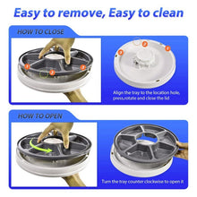 Load image into Gallery viewer, Round Timing Feeder Automatic Pet Feeder 6 Meals 6 Grids Cat Dog Electric Dry Food Dispenser 24 Hours Feed Pet Supplies 40%off Itdinos