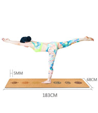 Lade das Bild in den Galerie-Viewer, 183X68cm Natural Cork Yoga Mat Itdinos
