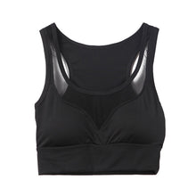 Lade das Bild in den Galerie-Viewer, Hot Wholesale Women Mesh Patchwork Sports Bra Tank Tops Bodycon Slim Gym Sports Clothing Bustier Vest Crop Tops Bralette Blouses Itdinos