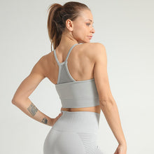 Load image into Gallery viewer, Kaminsky Women Sports Tank Top Beauty Back Sports Bra Top Shock-Proof Gathering High-Intensity Sport Gym Underwear Fitness Top Itdinos