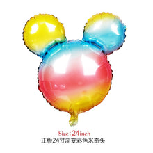 Lade das Bild in den Galerie-Viewer, 112cm Giant Mickey Minnie Mouse Balloon Cartoon Foil Birthday Party Balloon children Birthday Party Decorations kids Gift Itdinos
