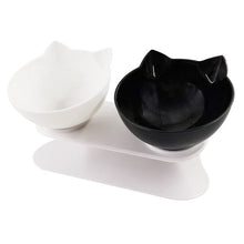 Load image into Gallery viewer, Pet Double Cat Bowl With Raised Stand Itdinos