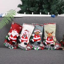 Load image into Gallery viewer, Christmas Xmas Tree Hanging Party Tree Decor Santa Stocking Sock Gift Candy Bags Itdinos