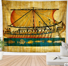 Lade das Bild in den Galerie-Viewer, Abstract Art Tapestry Egypt Style Itdinos