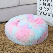 Load image into Gallery viewer, Donut Dog Bed Warm Soft Long Plush Pet Cushion Itdinos
