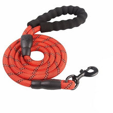 Load image into Gallery viewer, Large Dog Reflective Rope Durable Large Dog Leash Walking Big Dog Collar Strengthen Traction Harness Round Nylon Medium Dog Lead Itdinos