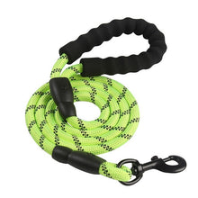 Load image into Gallery viewer, Large Dog Reflective Rope Durable Large Dog Leash Walking Big Dog Collar Strengthen Traction Harness Round Nylon Medium Dog Lead Itdinos
