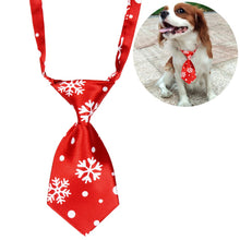 Load image into Gallery viewer, Christmas Dog Necktie Itdinos