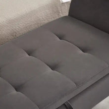 Load image into Gallery viewer, 51.5 Bed Bench With Storage Grey Velvet ITDinos®
