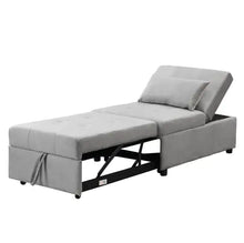 Load image into Gallery viewer, Folding Ottoman Sofa Bed Gray ITDinos®
