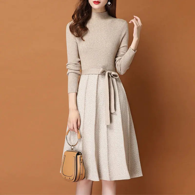 Knit Long Sweater Dress for Women ITDinos®
