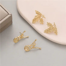 Load image into Gallery viewer, 14K Gold Plated DIY Pearl Drop Earrings Wholesale ITDinos®
