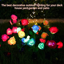 Load image into Gallery viewer, Color-Changing Solar Garden Roses
