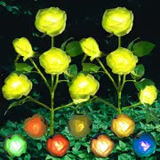 Load image into Gallery viewer, Color-Changing Solar Garden Roses
