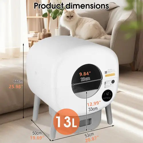 Fully Automatic Smart Cat Litter Box, Large Capacity Self-cleaning Cat Litter Box ITDinos®