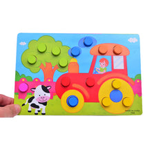 Lade das Bild in den Galerie-Viewer, 3D Wooden Cartoon Animal Puzzle Toy for Kids ITDinos®
