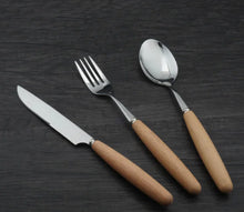 Load image into Gallery viewer, Stainless Steel Cutlery Set with Wooden Handle ITDinos®
