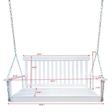 Lade das Bild in den Galerie-Viewer, Wooden Bench Swing With Chain ITDinos®
