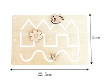 Load image into Gallery viewer, Early Education Toy Matching Board Handmade Puzzle ITDinos®
