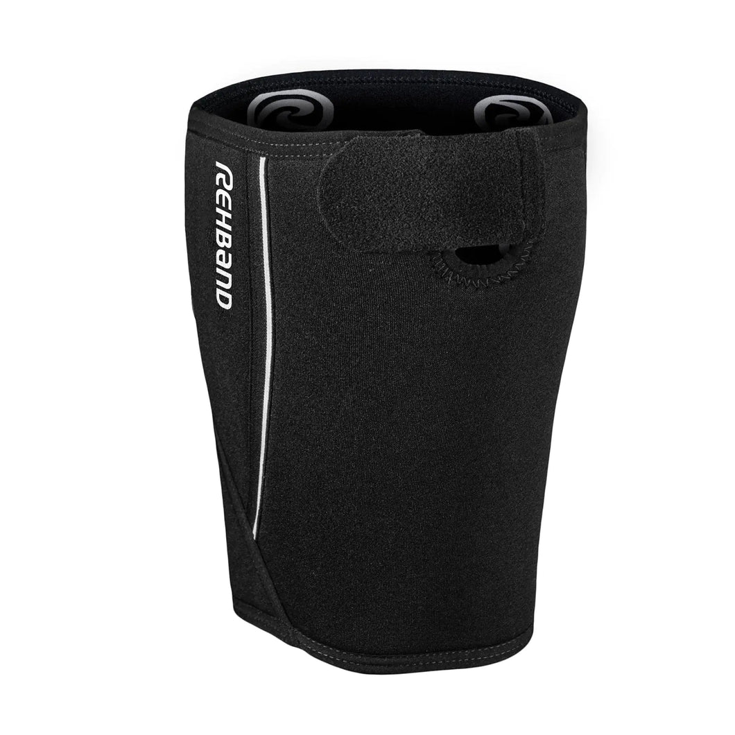 Rehband Thigh Support Brace XS-XXL with Velcro, 5mm Neoprene
