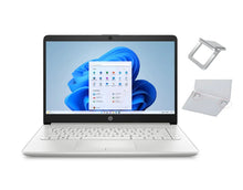 Load image into Gallery viewer, HP Stream 14&quot; HD Laptop | Intel Celeron N4120 Processor | Intel UHD Graphics 600 | Microsoft Office 365 | 8GB RAM | 64GB SSD | Windows 11 S | Bundle with Laptop Stand ITDinos®
